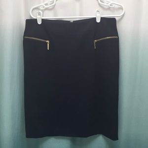 Navy Micheal Kors Work Skirt